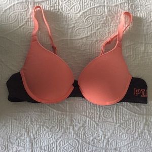 Pink bra